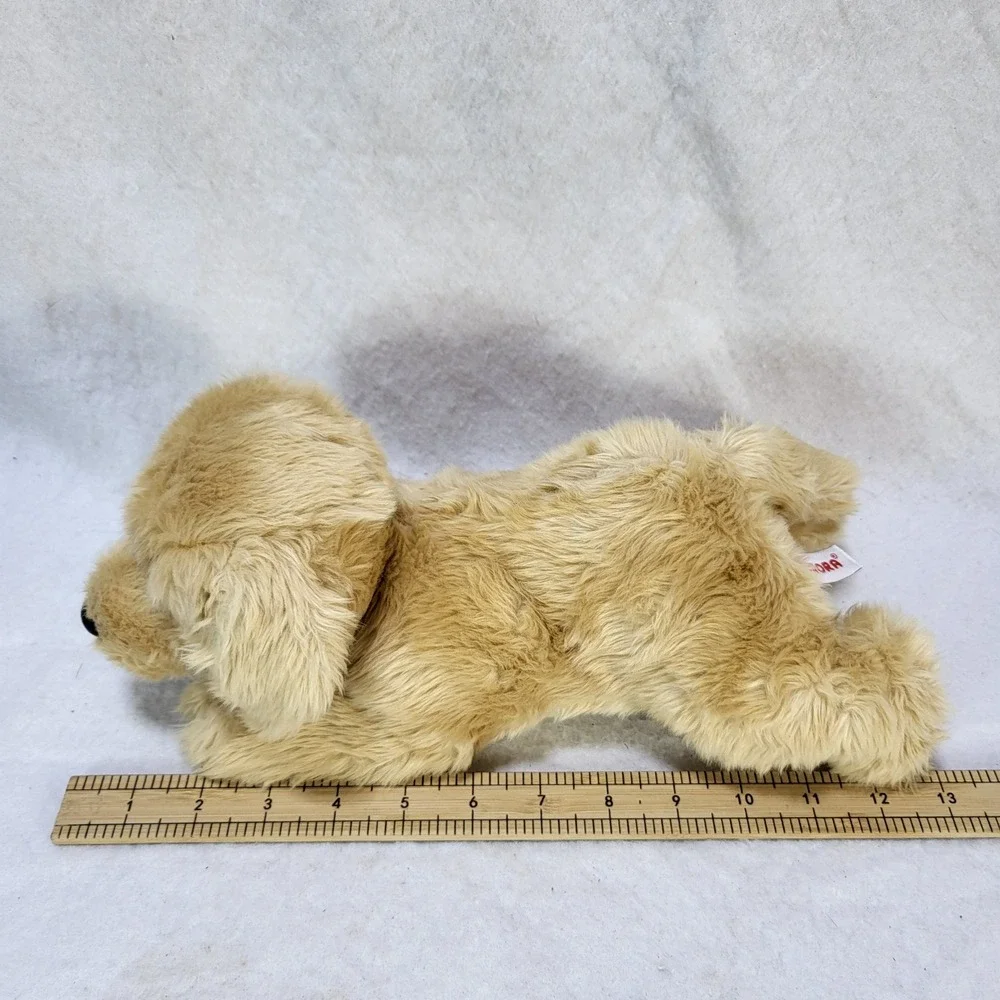 Aurora Golden Retriever Puppy Dog Plush Stuffed Animal Tan Floppy 12 Inch